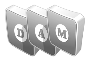 Dam silver logo