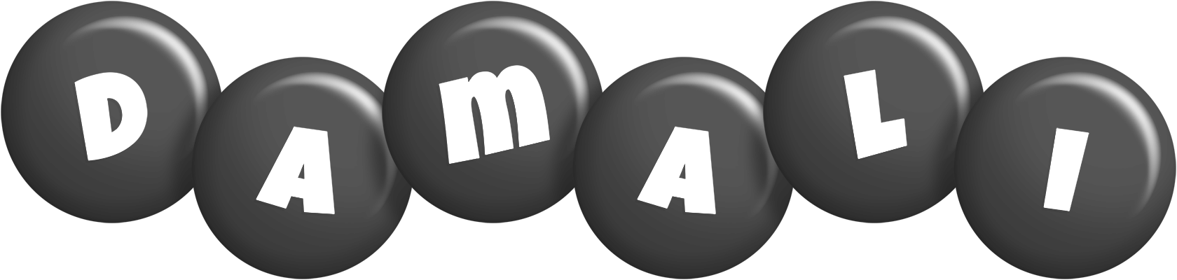 Damali candy-black logo