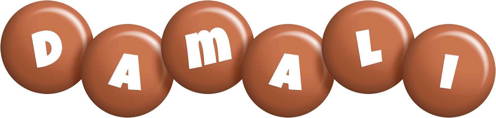 Damali candy-brown logo