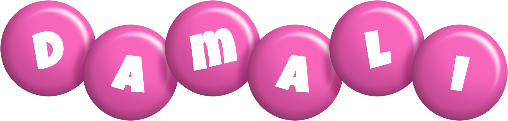 Damali candy-pink logo
