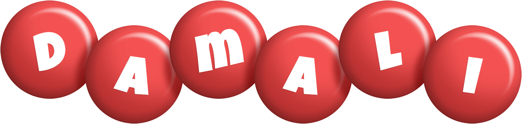 Damali candy-red logo