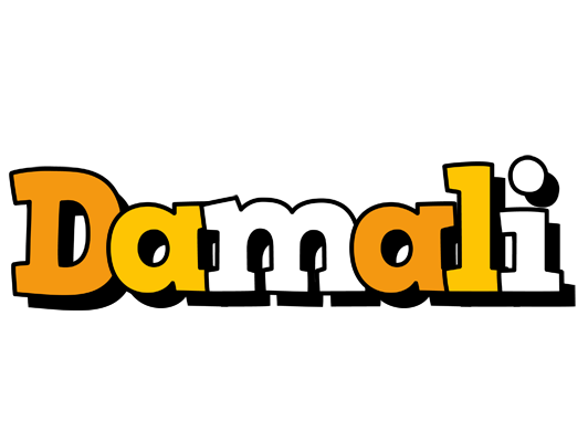 Damali cartoon logo