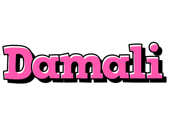 Damali girlish logo