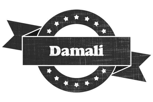 Damali grunge logo