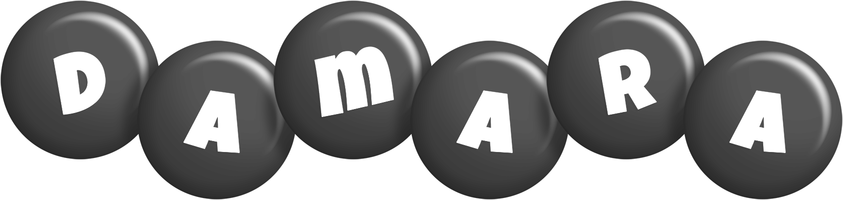 Damara candy-black logo