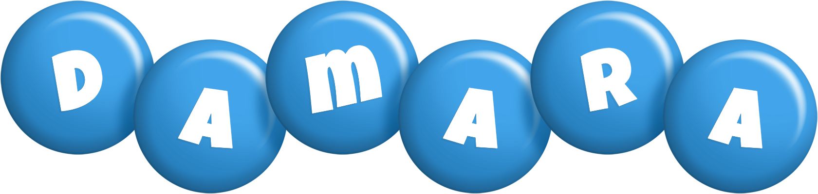 Damara candy-blue logo