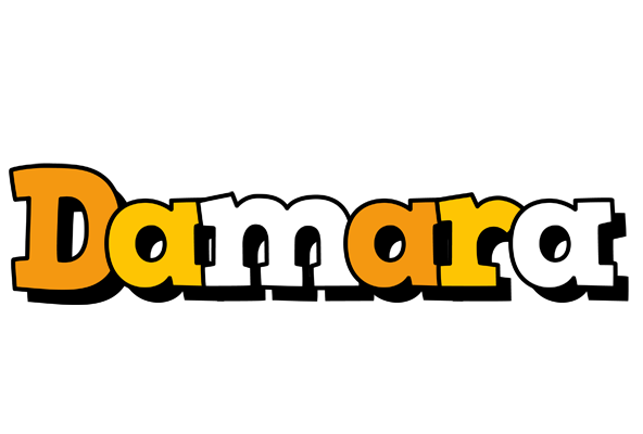 Damara cartoon logo