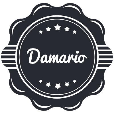 Damario badge logo