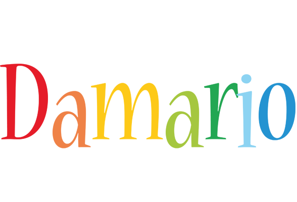 Damario birthday logo