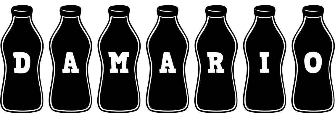 Damario bottle logo