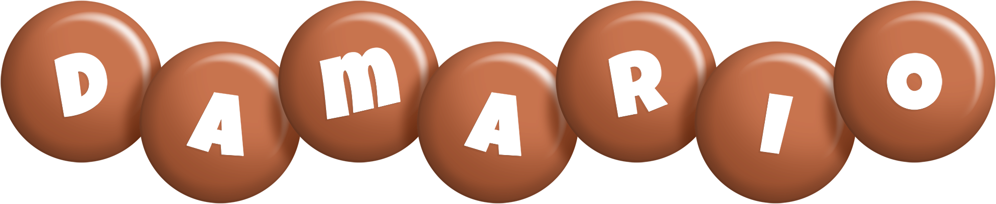 Damario candy-brown logo