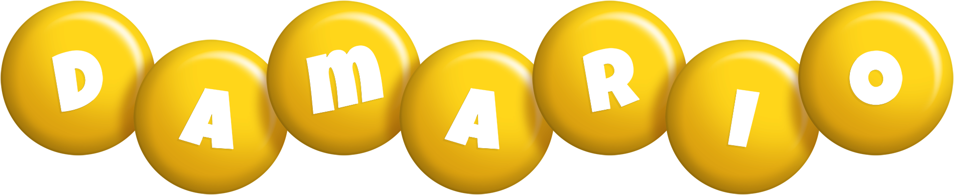Damario candy-yellow logo