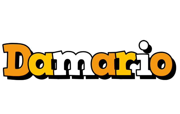 Damario cartoon logo