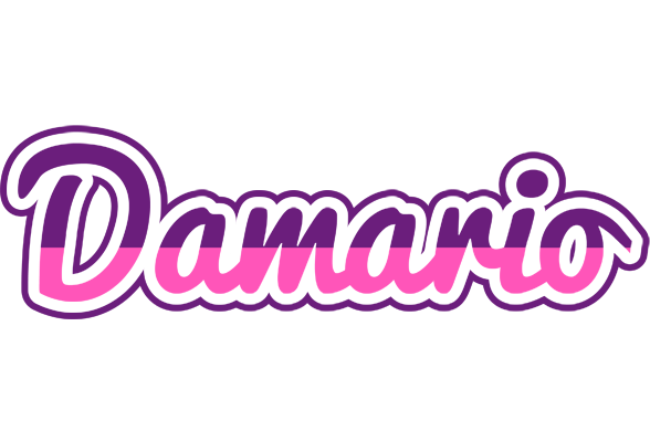 Damario cheerful logo