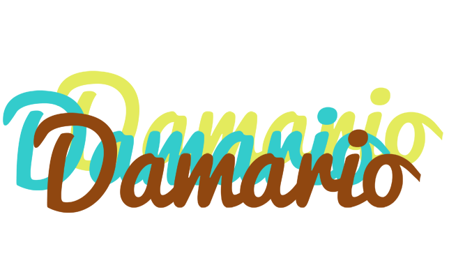 Damario cupcake logo