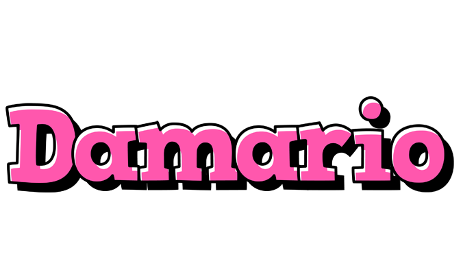 Damario girlish logo
