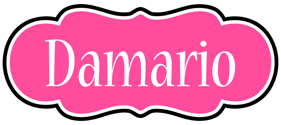 Damario invitation logo