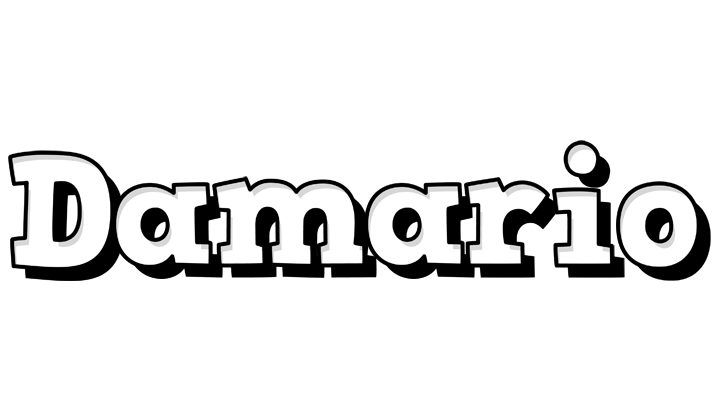 Damario snowing logo