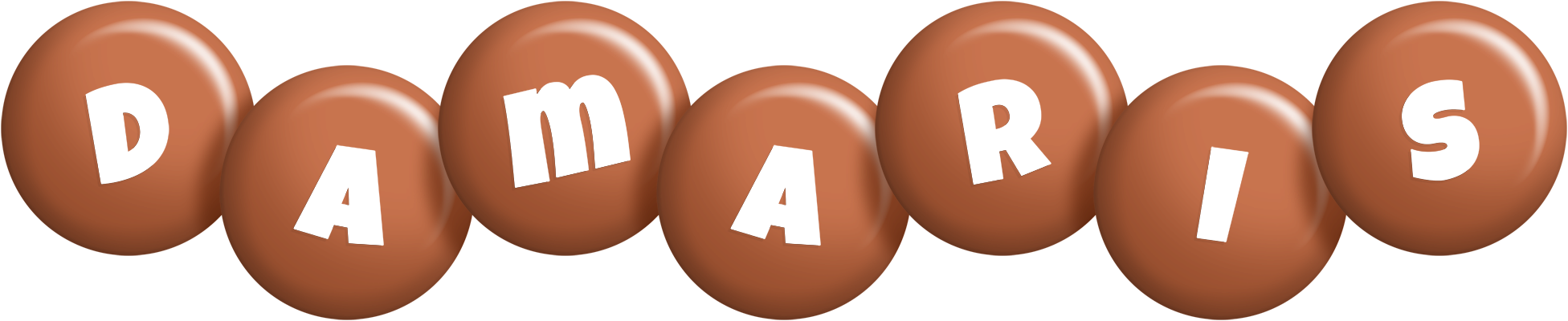 Damaris candy-brown logo