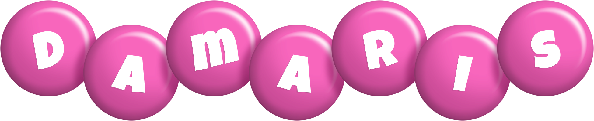 Damaris candy-pink logo