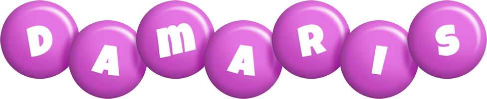 Damaris candy-purple logo