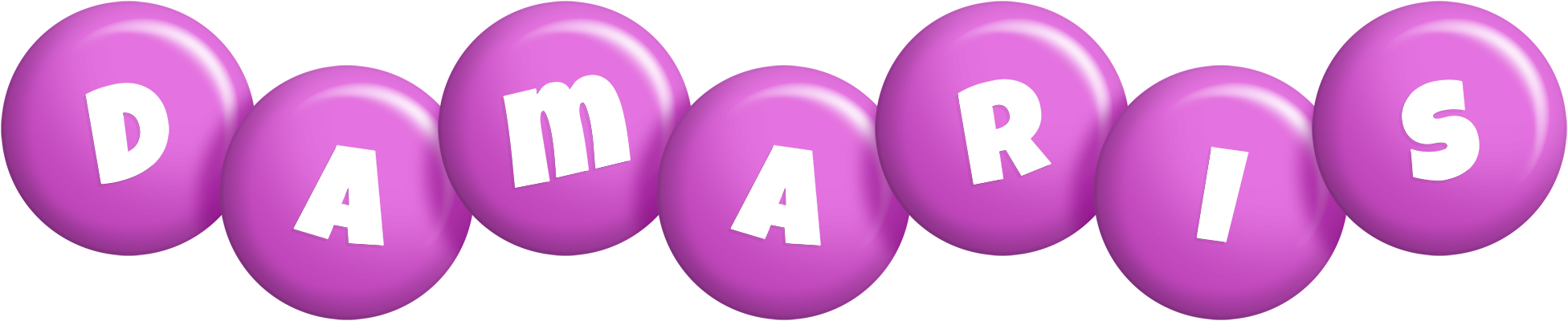 Damaris candy-purple logo