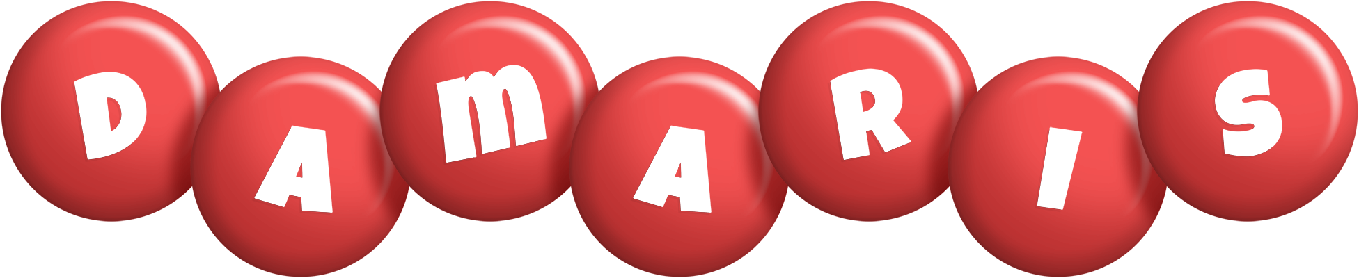 Damaris candy-red logo