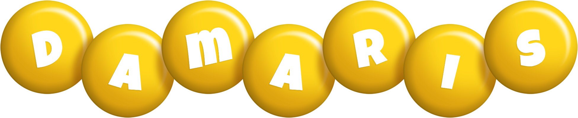 Damaris candy-yellow logo