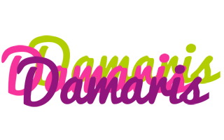Damaris flowers logo