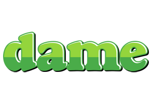 Dame apple logo