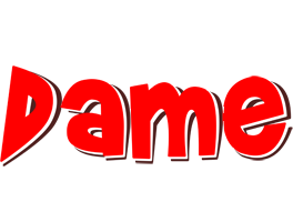 Dame basket logo
