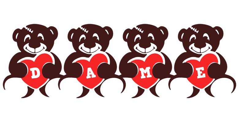 Dame bear logo
