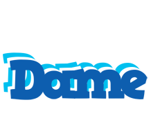 Dame business logo