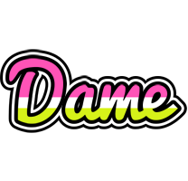 Dame candies logo