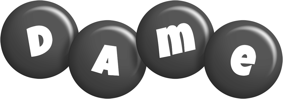Dame candy-black logo