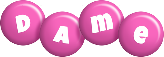 Dame candy-pink logo