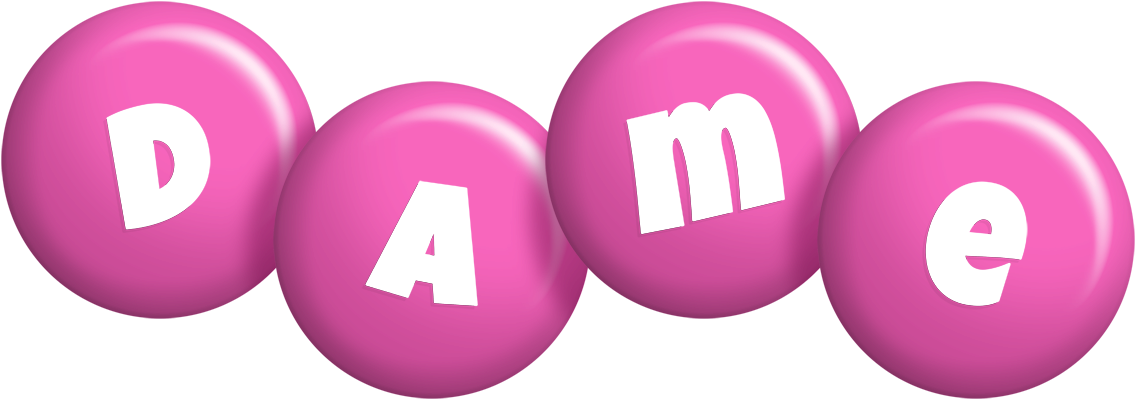 Dame candy-pink logo