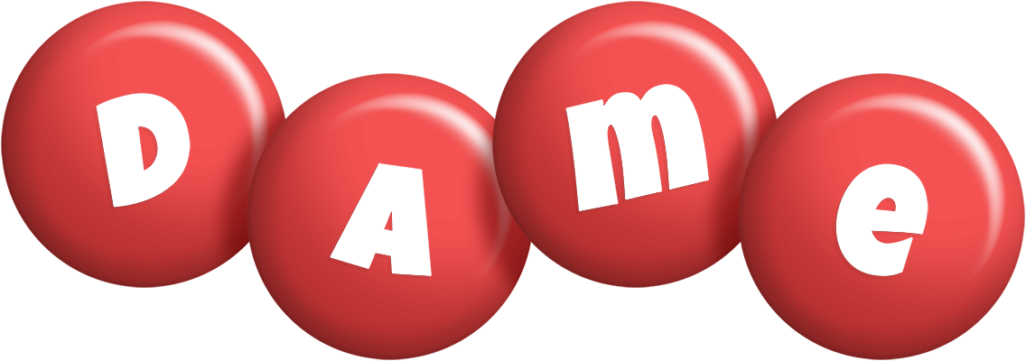 Dame candy-red logo