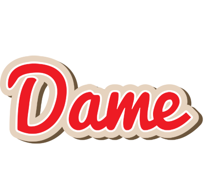 Dame chocolate logo