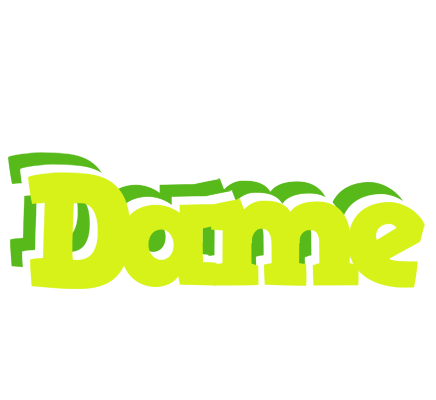 Dame citrus logo
