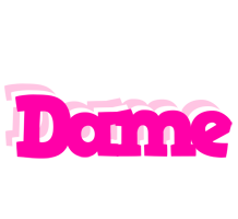 Dame dancing logo