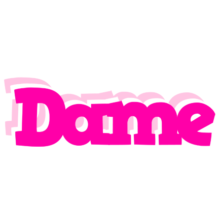 Dame dancing logo