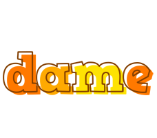 Dame desert logo
