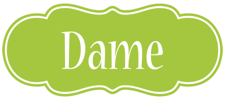 Dame family logo