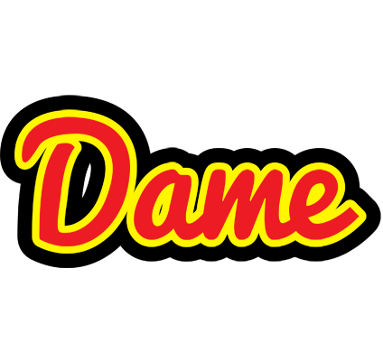 Dame fireman logo