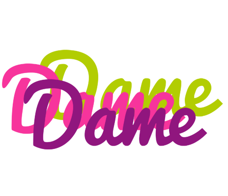 Dame flowers logo