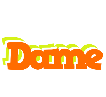Dame healthy logo