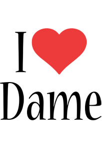Dame i-love logo