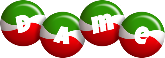 Dame italy logo