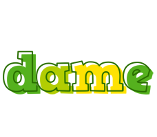 Dame juice logo